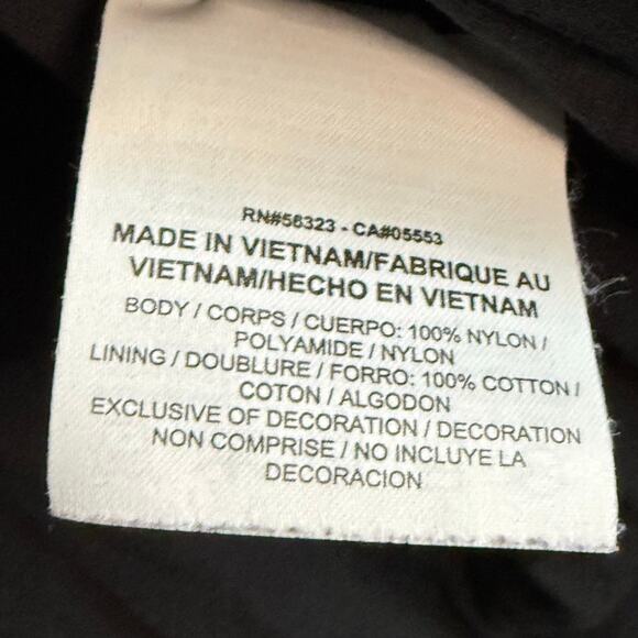 Nike International Bomber Jacket Women’s Small Black Gray Windbreaker - Picture 7 of 10